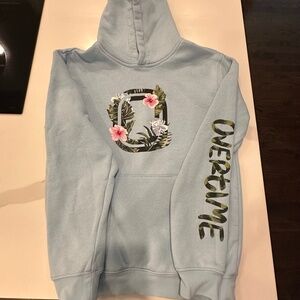 OVERTIME Blue Hoodie Sweatshirt - Youth Large